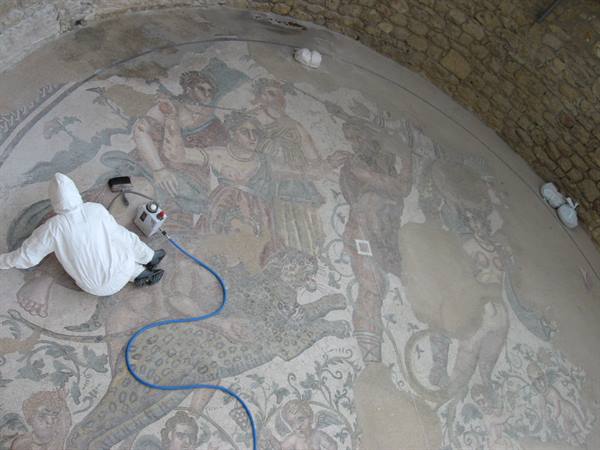 the Villa del Casale : work in progress