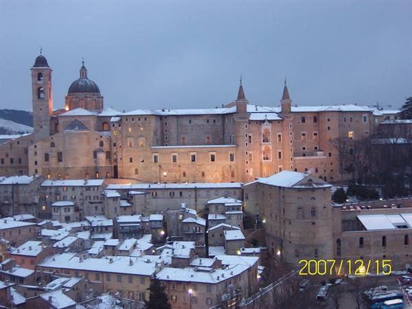 The Doge's Palace and the snow