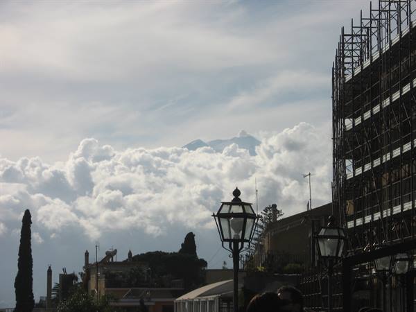 Etna among the clouds