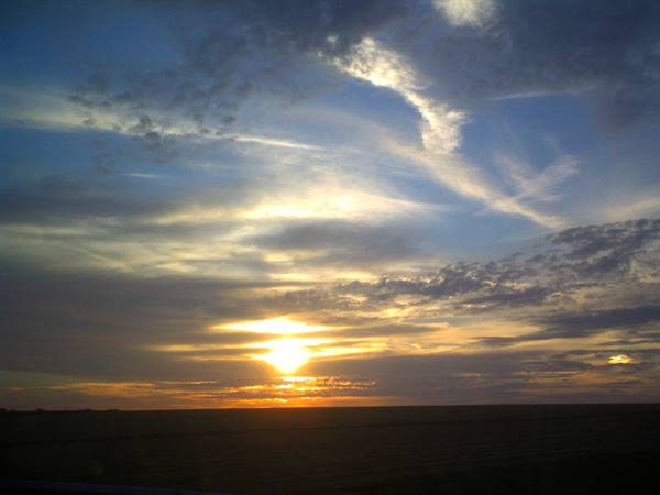 Flemish sunset