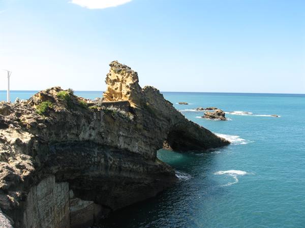Cliffs in Biarritz