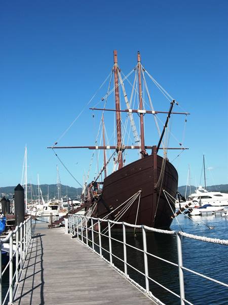 replica of the caravel Nina