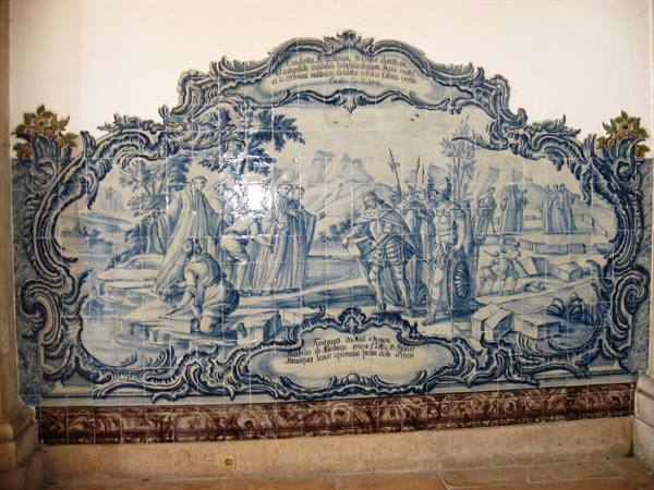 Alcobaca : the church and the azulejos