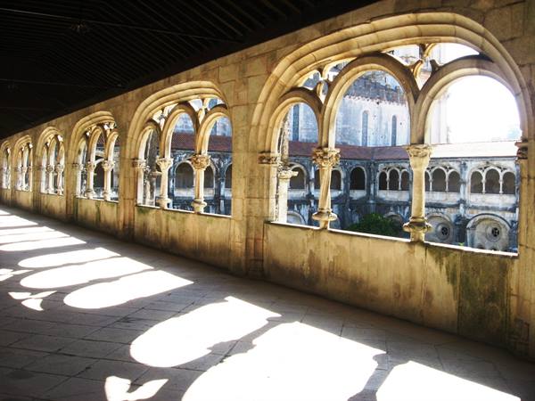 panoramic view of the cloister