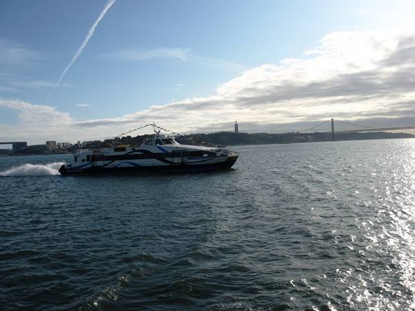 ferry on the Tagus