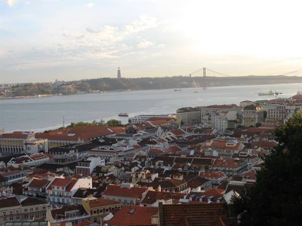 Panoramic view over the city