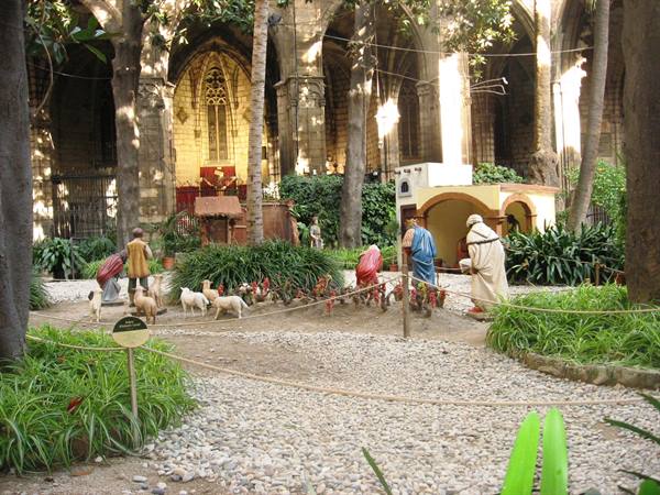 Nativity scene in the cathedral