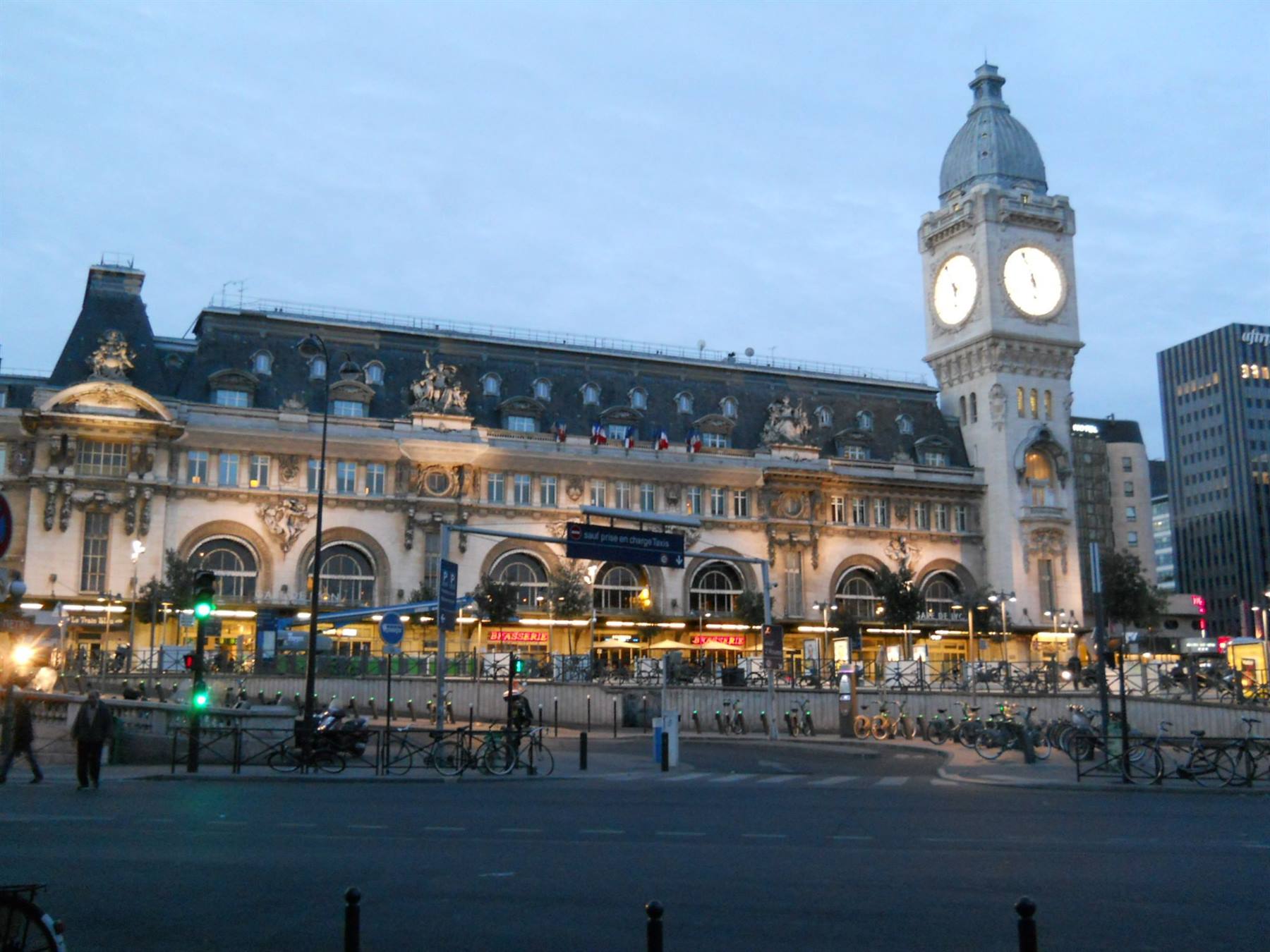 Departure from the Gare de Lyon