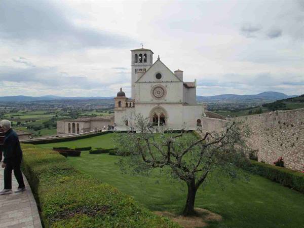 The Basilica of San Francesco seen from afar