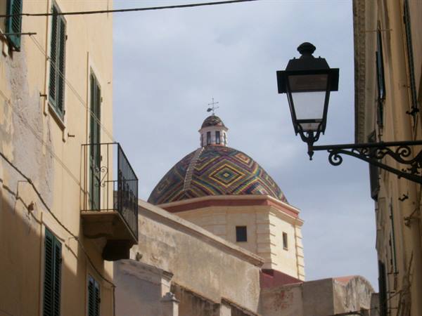 Alghero - dome of San Francesco