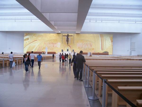 the great mosaic of the altar