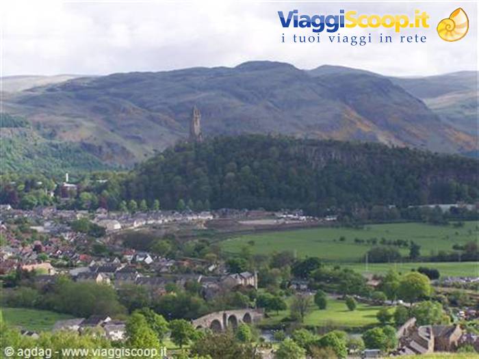 Stirling - Town seen from the Castle