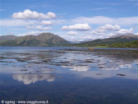 Connel - Sky reflected in the water