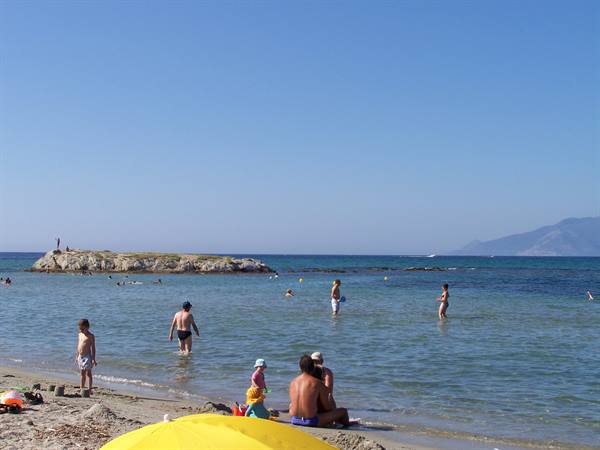 The beach of Saint Florent