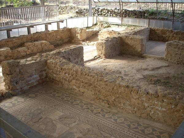 remains of roman villa in SKALA