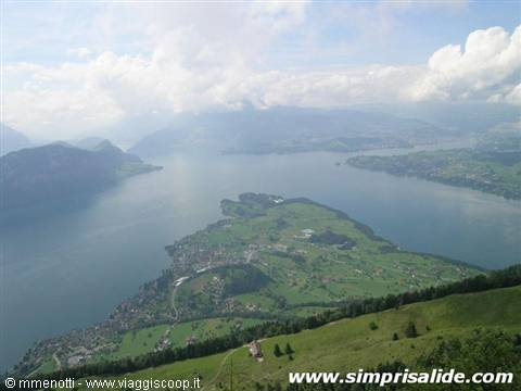 The Lake of the Four Cantons seen from the Rigi