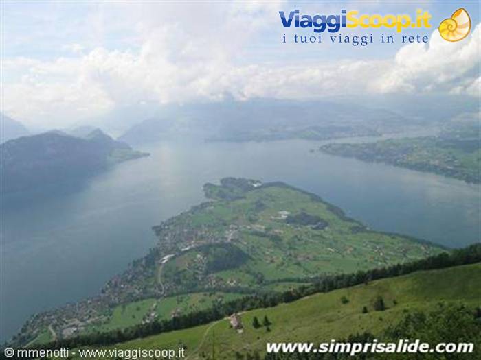 The Lake of the Four Cantons seen from the Rigi