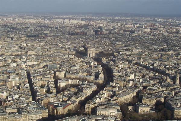 PANORAMA FROM THE EIFFEL TOWER