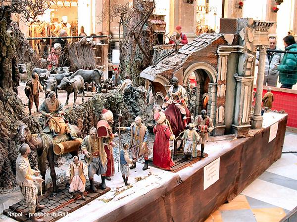 Naples - Galleria Umberto - Nativity scene