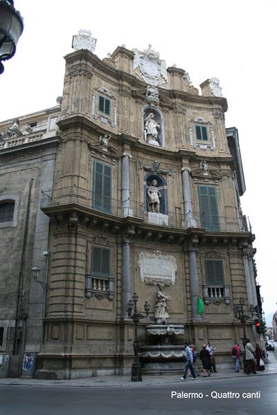 Palermo - the Quattro Canti