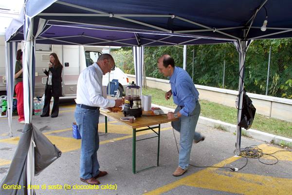 Gorizia - Rest area - hot chocolate time