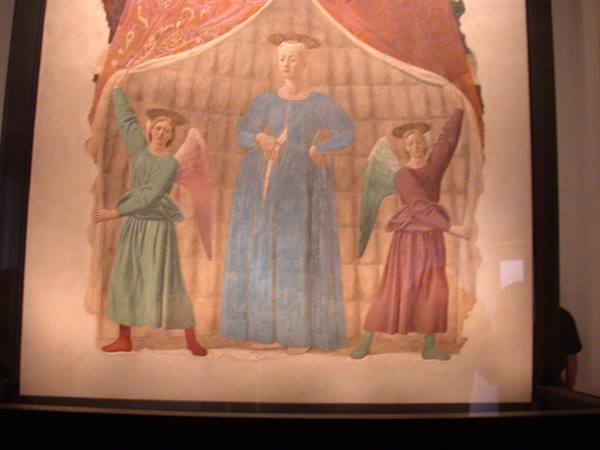 Monterchi - the Madonna del Parto by Piero della Francesca