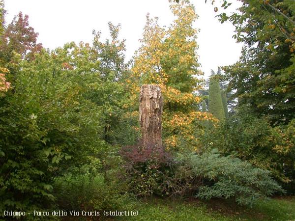 Chiampo - Park of the Via Crucis - Stalactite