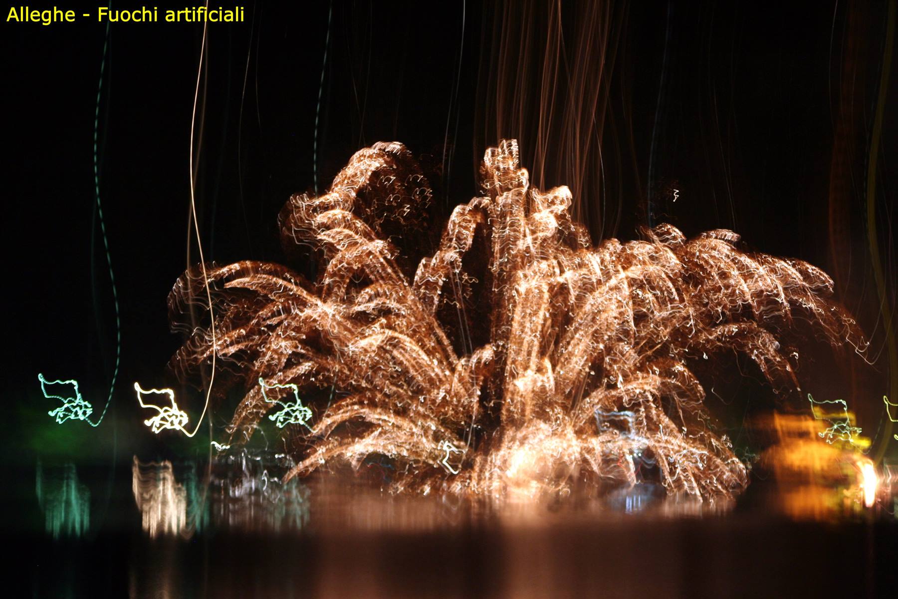 Alleghe - the fireworks
