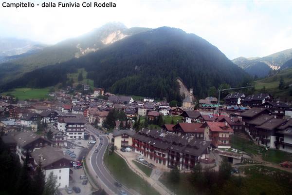 Campitello - from the Col Rodella cable car