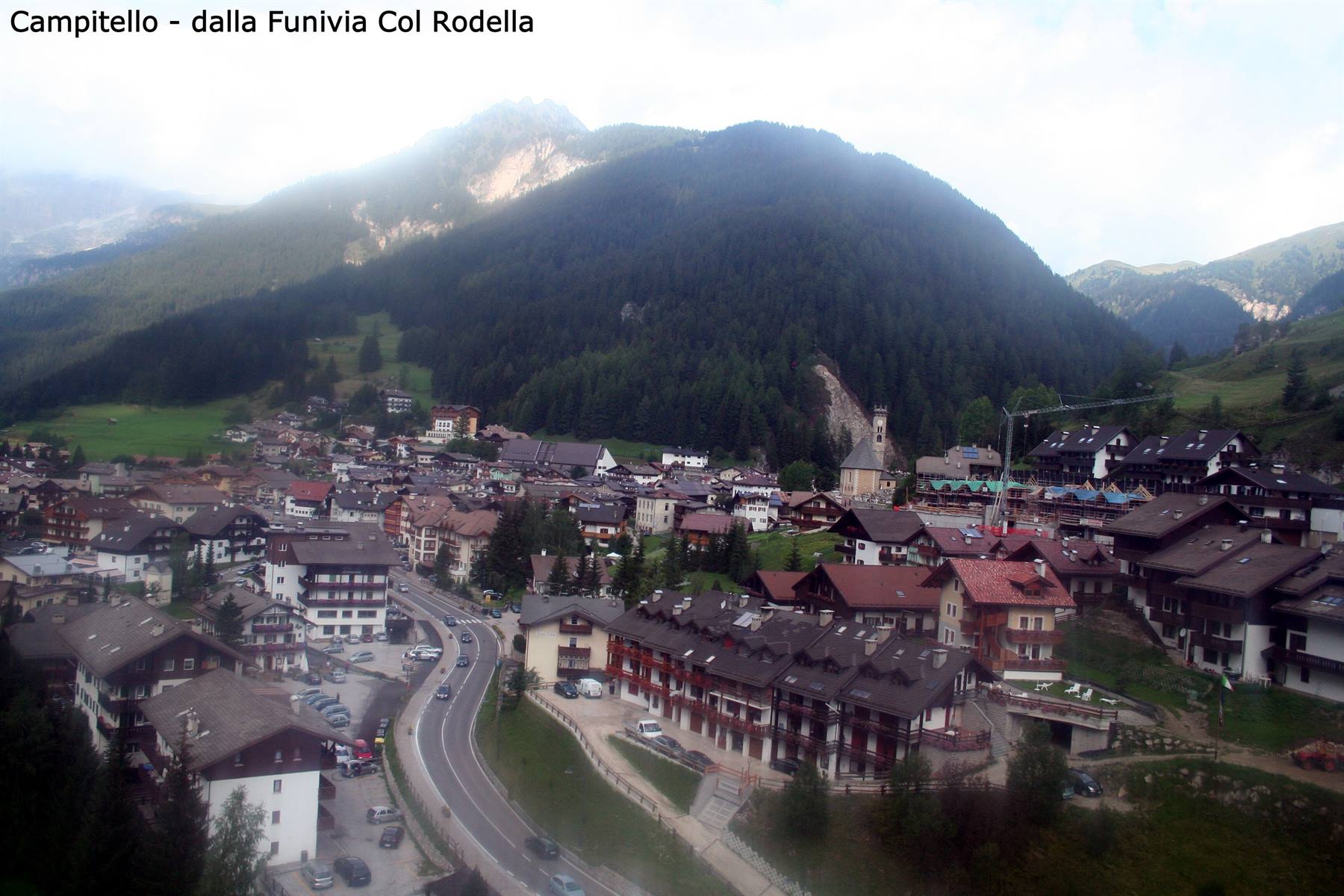 Campitello - from the Col Rodella cable car