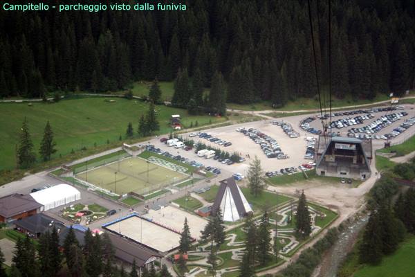 Campitello - the car park
