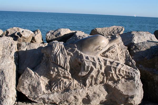Caorle - Sculptures on the seafront