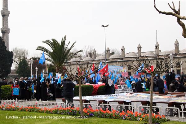 Turkey - Istanbul - anti-Olympics demonstration