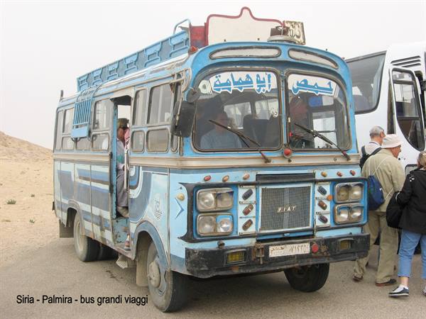 Syria - Palmyra - Tour Bus