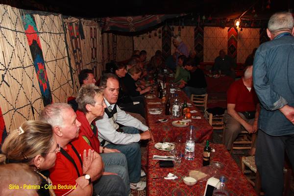 Syria - Palmyra - Park restaurant - Bedouin dinner