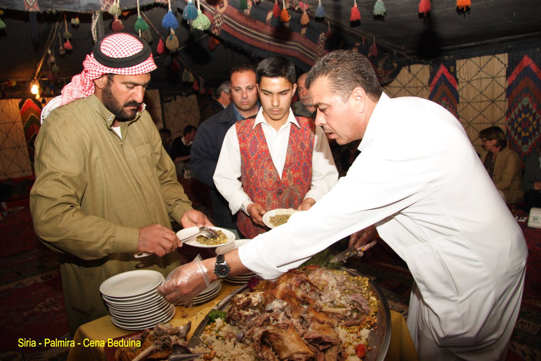 Syria - Palmyra - Park Restaurant - Bedouin dinner
