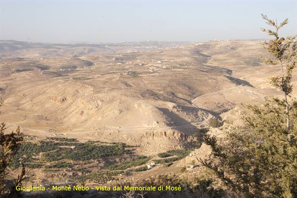 Jordan - Mount Nebo - view from the Memorial of Moses