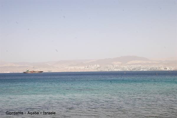 Jordan - Aqaba - Israel beyond the strait