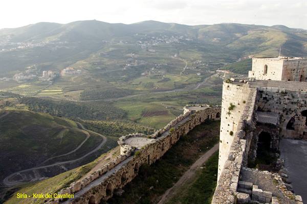 Syria - view from the Krak des Chevaliers