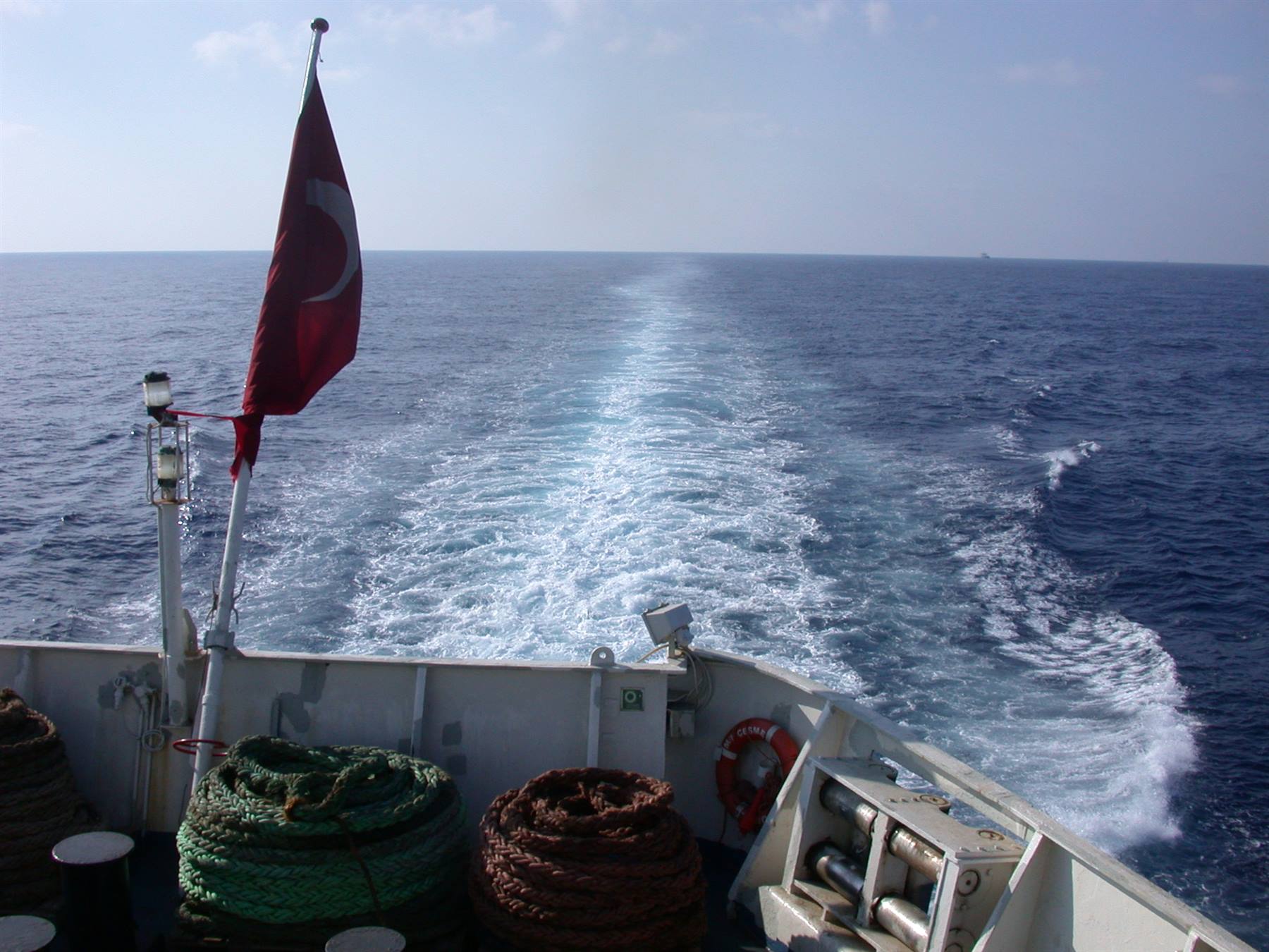 Turkey - Ship Cesme - heading back to Italy