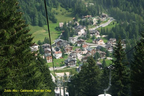Pecol di Zoldo Alto - Cabinovia Pian del Crep