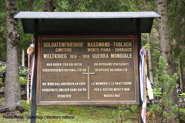 Dobbiaco - Monte Piana - First World War military cemetery