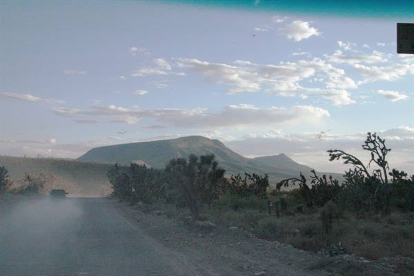  dirt road from the Skywalk