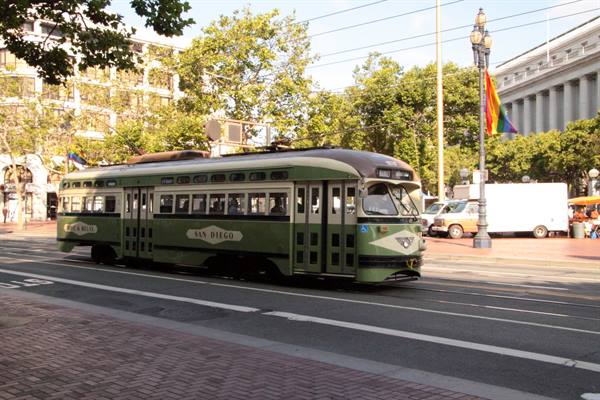 San Francisco - the trams of San Diego