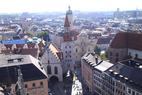 Munich - view from the Neues Rathaus tower