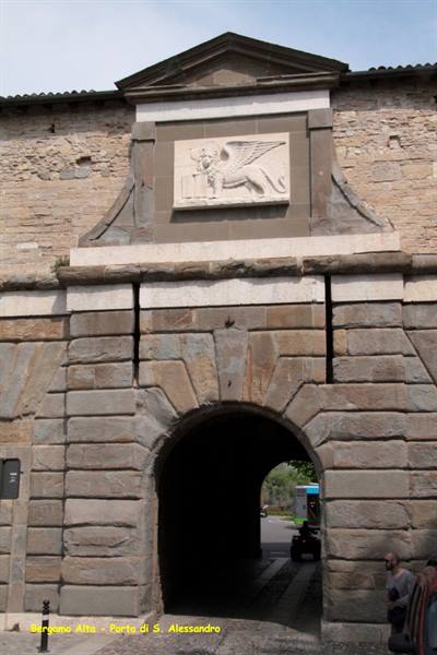 Bergamo alta - the gate of S. Alessandro