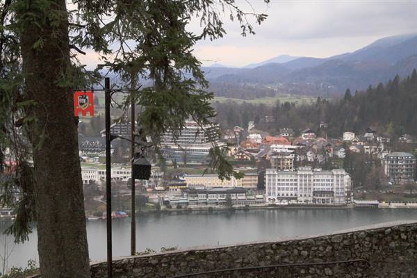 Bled seen from the Castle