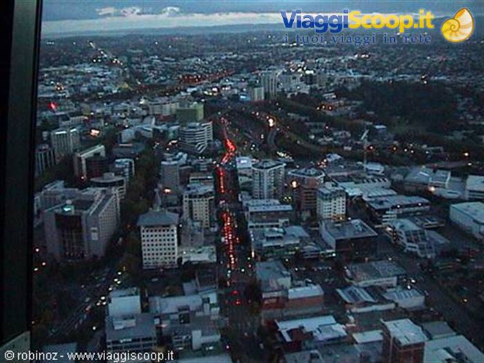 Auckland from the sky tower