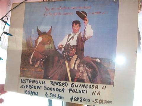 Our driver: he's in the Guinness World Records for endurance.