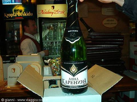 Anna Karenina - Russian champagne: who knows what Tolstoy would think of it???...